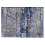 Addison Chantille ACN2146 Abstract Machine Made Transitional Blue Rug