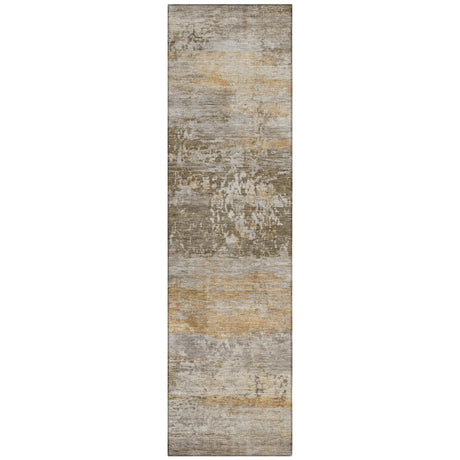 Addison Chantille ACN2146 Abstract Machine Made Transitional Brown Rug