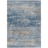 Addison Chantille ACN2146 Abstract Machine Made Transitional Denim Rug