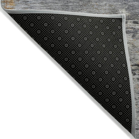 Addison Chantille ACN2146 Abstract Machine Made Transitional Gray Rug