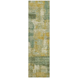Addison Chantille ACN2147 Abstract Machine Made Transitional Green Rug