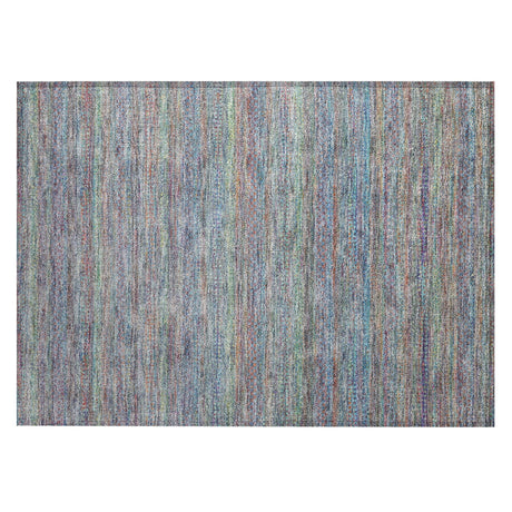 Addison Chantille ACN2148 Stripes Machine Made Transitional Blue Rug