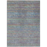 Addison Chantille ACN2148 Stripes Machine Made Transitional Blue Rug