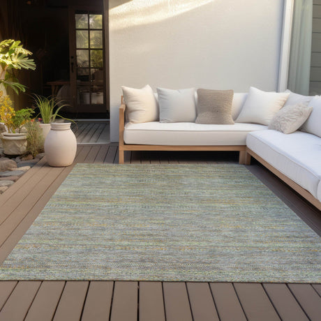 Addison Chantille ACN2148 Stripes Machine Made Transitional Gray Rug