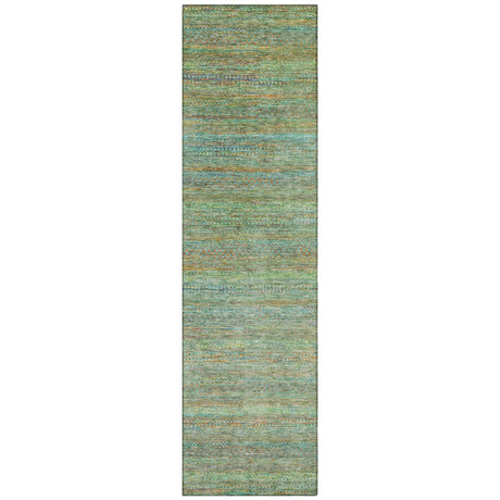 Addison Chantille ACN2148 Stripes Machine Made Transitional Green Rug