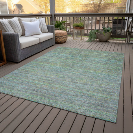 Addison Chantille ACN2148 Stripes Machine Made Transitional Pewter Rug