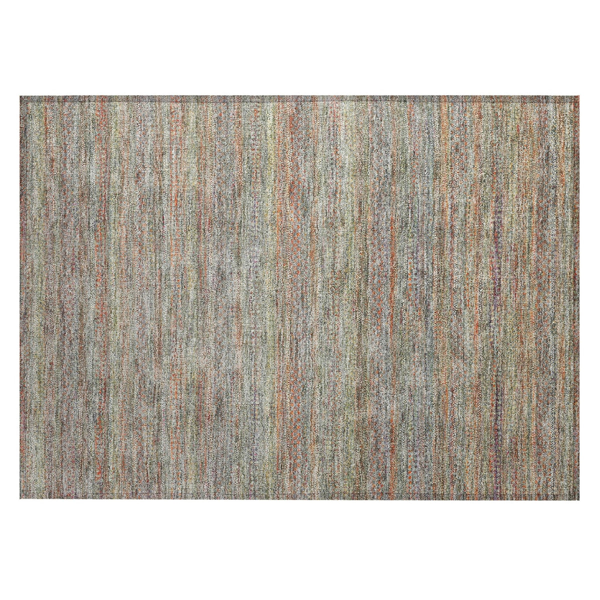 Addison Chantille ACN2148 Stripes Machine Made Transitional Sage Rug