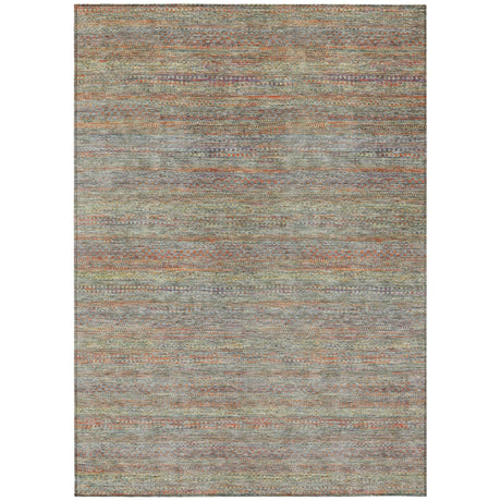 Addison Chantille ACN2148 Stripes Machine Made Transitional Sage Rug