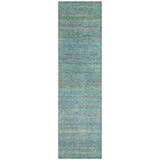 Addison Chantille ACN2148 Stripes Machine Made Transitional Teal Rug