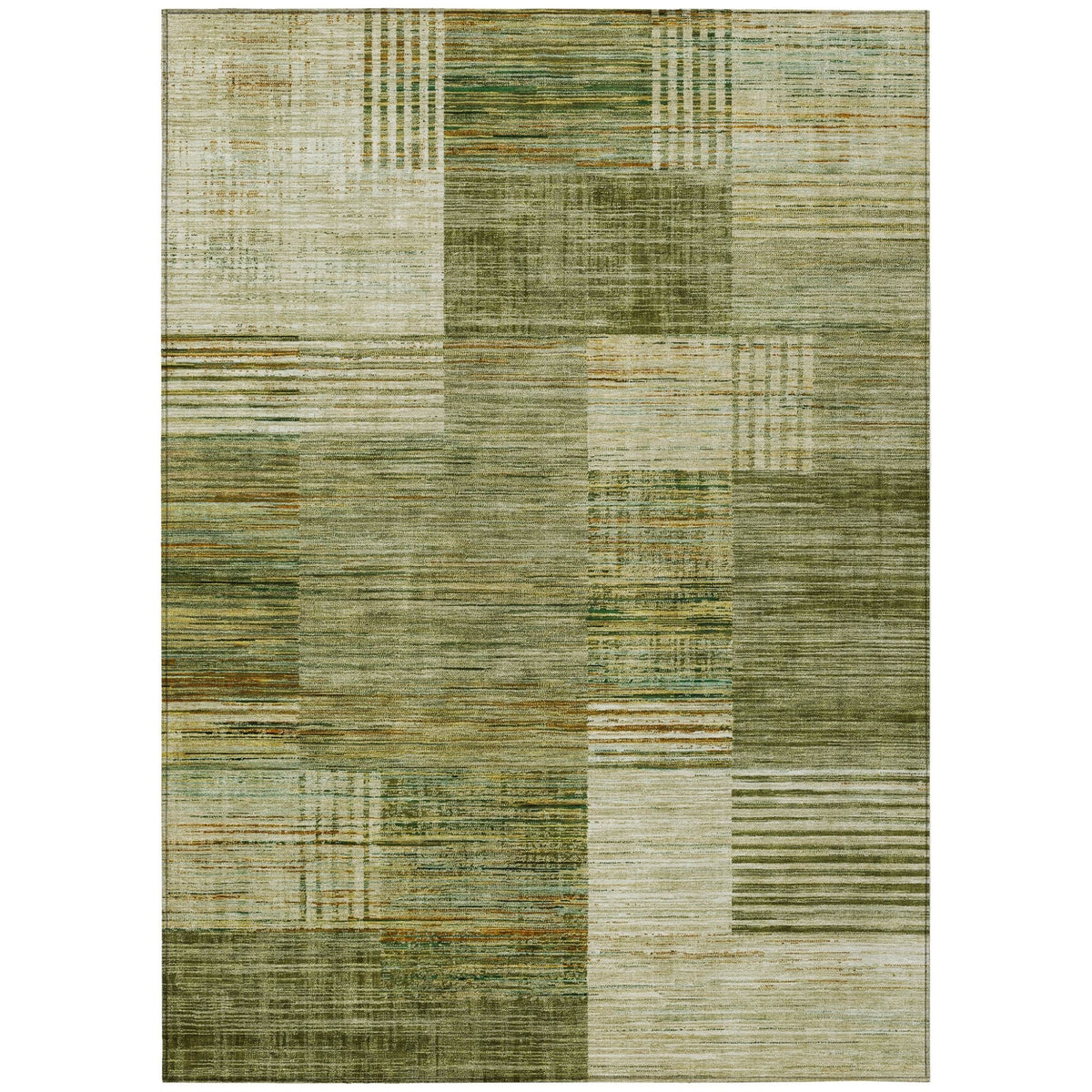 Addison Chantille ACN2149 Geometric Machine Made Transitional Aloe Rug