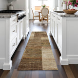 Addison Chantille ACN2149 Geometric Machine Made Transitional Brown Rug