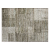 Addison Chantille ACN2149 Geometric Machine Made Transitional Pewter Rug