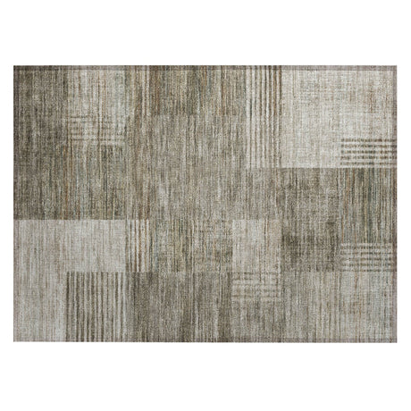 Addison Chantille ACN2149 Geometric Machine Made Transitional Pewter Rug