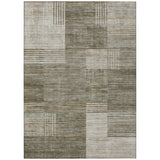 Addison Chantille ACN2149 Geometric Machine Made Transitional Pewter Rug