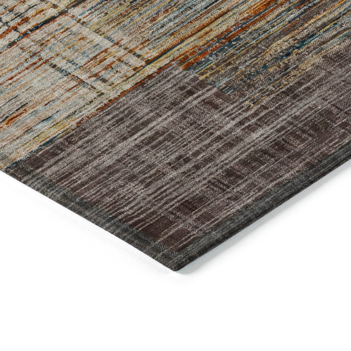 Addison Chantille ACN2149 Geometric Machine Made Transitional Taupe Rug
