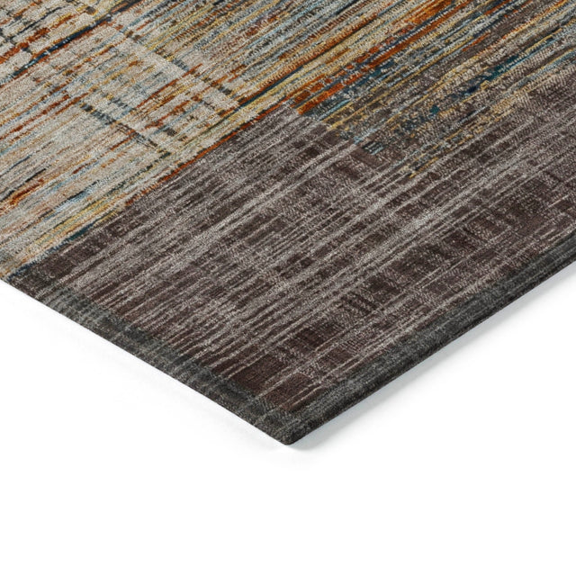 Addison Chantille ACN2149 Geometric Machine Made Transitional Taupe Rug