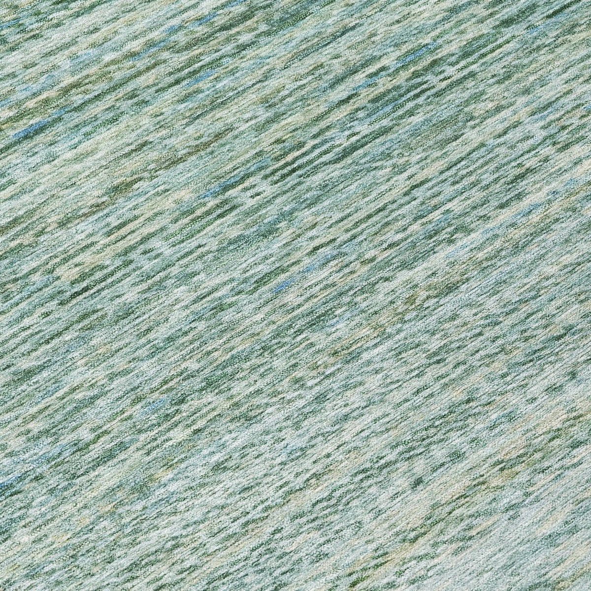 Addison Chantille ACN2150 Stripes Machine Made Transitional Aqua Rug