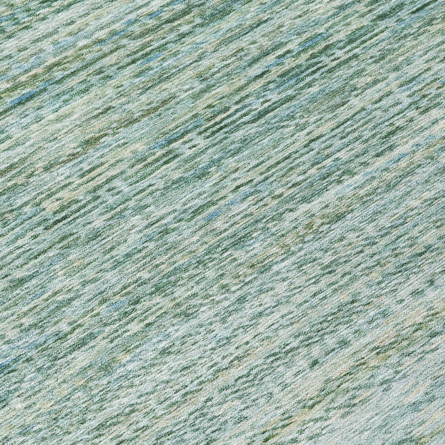 Addison Chantille ACN2150 Stripes Machine Made Transitional Aqua Rug