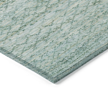 Addison Chantille ACN2150 Stripes Machine Made Transitional Aqua Rug