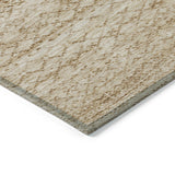 Addison Chantille ACN2150 Stripes Machine Made Transitional Beige Rug