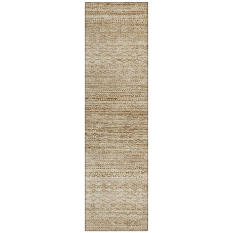 Addison Chantille ACN2150 Stripes Machine Made Transitional Beige Rug