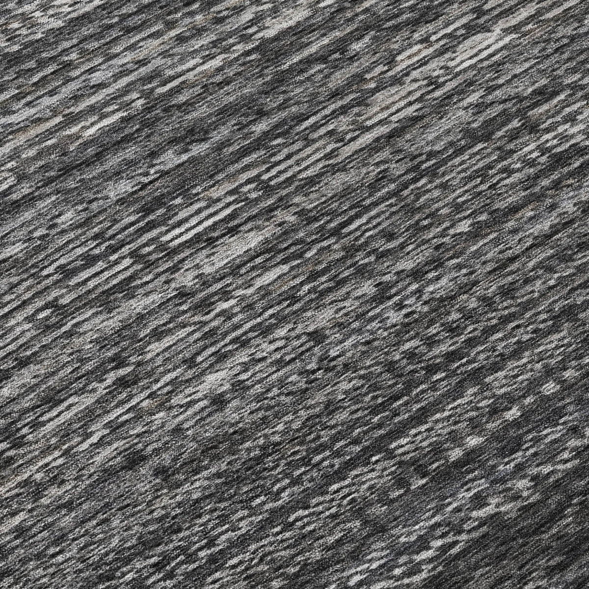 Addison Chantille ACN2150 Stripes Machine Made Transitional Charcoal Rug