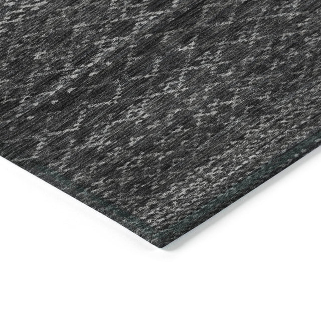 Addison Chantille ACN2150 Stripes Machine Made Transitional Charcoal Rug
