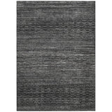 Addison Chantille ACN2150 Stripes Machine Made Transitional Charcoal Rug