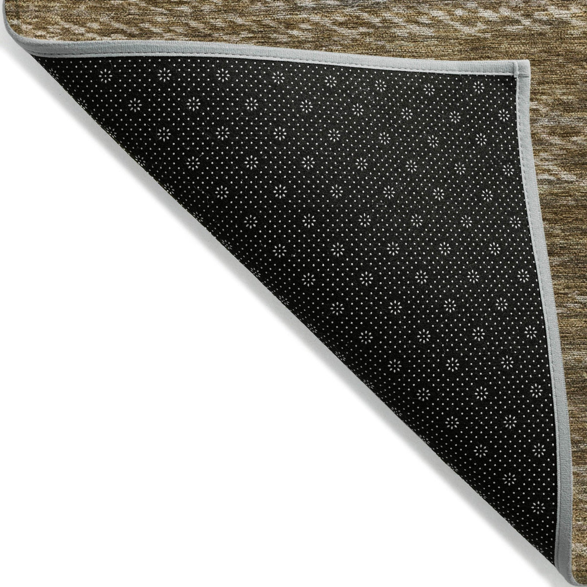Addison Chantille ACN2150 Stripes Machine Made Transitional Chocolate Rug