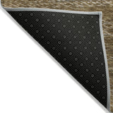 Addison Chantille ACN2150 Stripes Machine Made Transitional Chocolate Rug