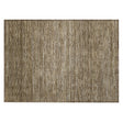Addison Chantille ACN2150 Stripes Machine Made Transitional Chocolate Rug