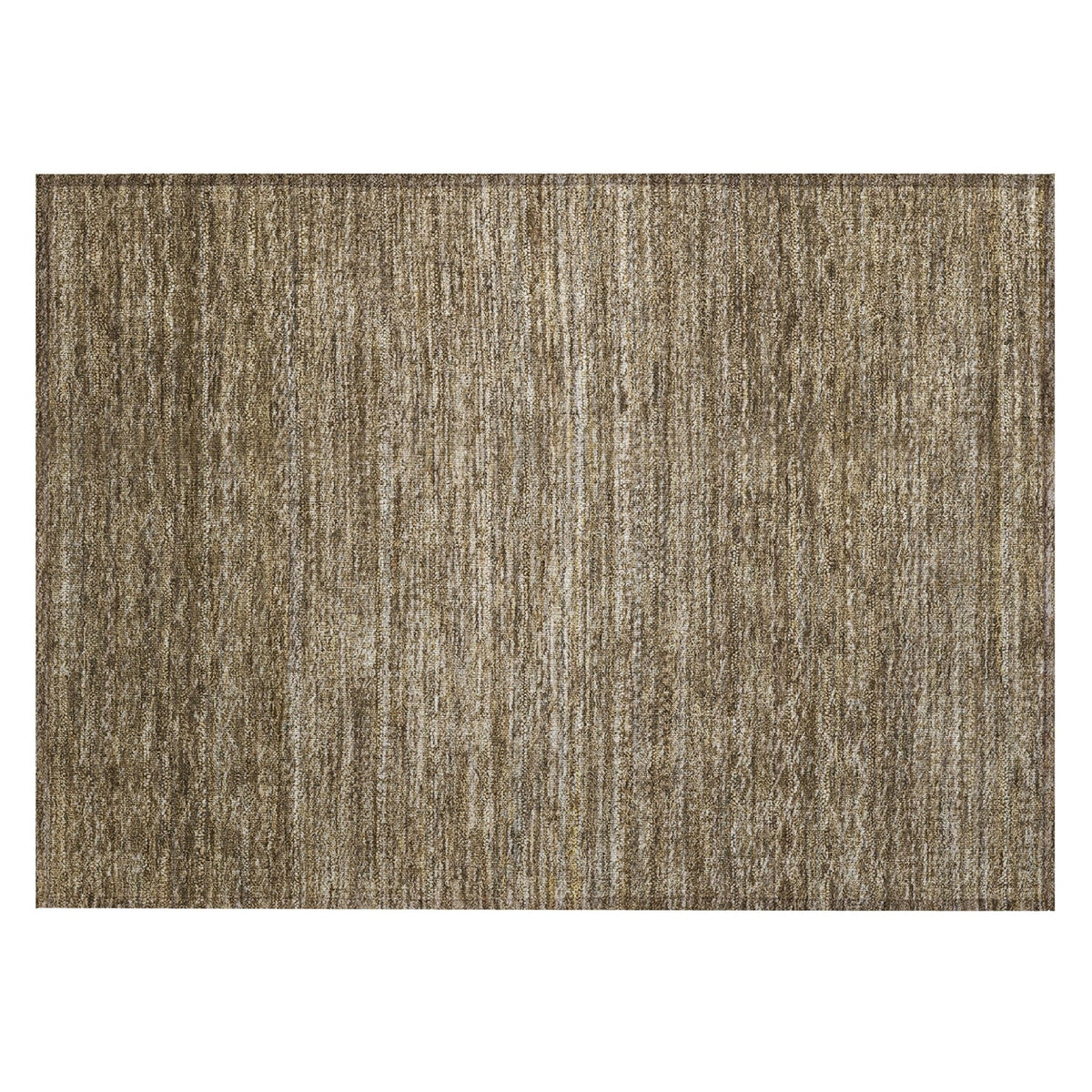 Addison Chantille ACN2150 Stripes Machine Made Transitional Chocolate Rug