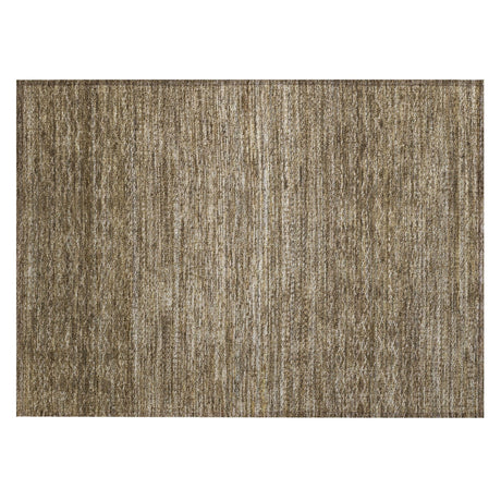 Addison Chantille ACN2150 Stripes Machine Made Transitional Chocolate Rug
