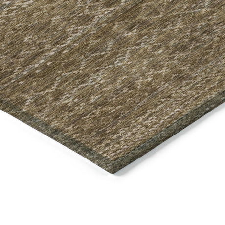 Addison Chantille ACN2150 Stripes Machine Made Transitional Chocolate Rug