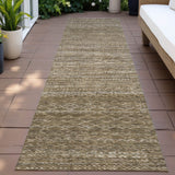 Addison Chantille ACN2150 Stripes Machine Made Transitional Chocolate Rug
