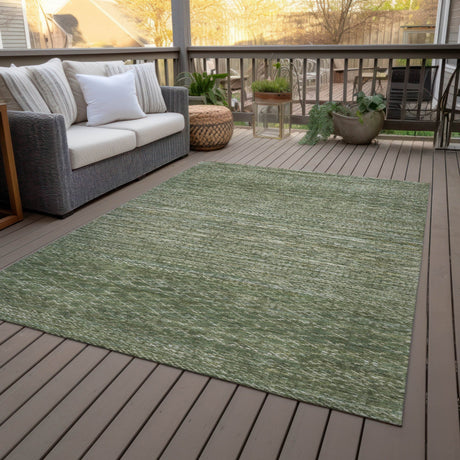 Addison Chantille ACN2150 Stripes Machine Made Transitional Fern Rug