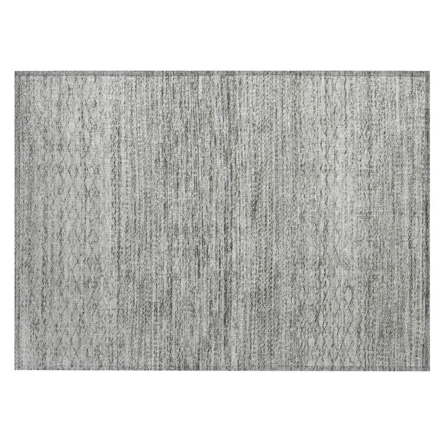 Addison Chantille ACN2150 Stripes Machine Made Transitional Gray Rug