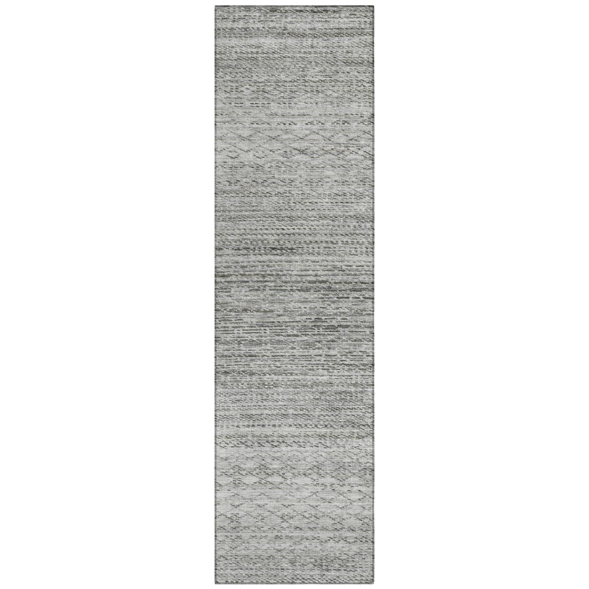 Addison Chantille ACN2150 Stripes Machine Made Transitional Gray Rug