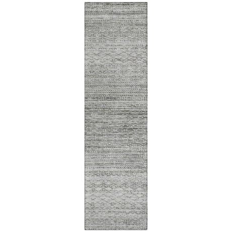 Addison Chantille ACN2150 Stripes Machine Made Transitional Gray Rug