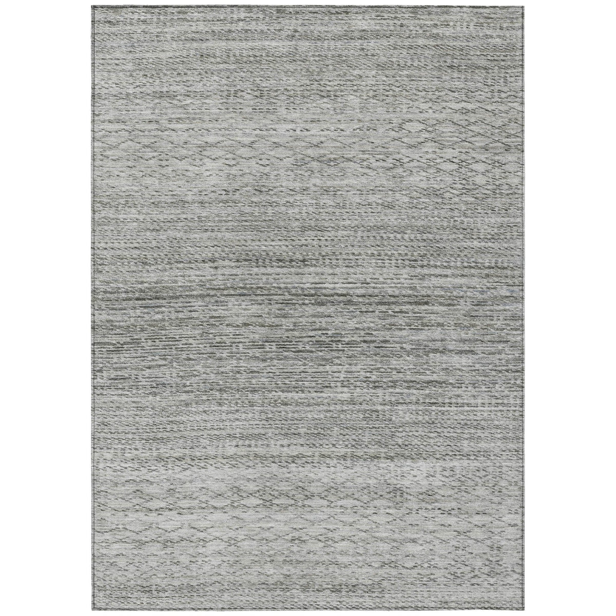 Addison Chantille ACN2150 Stripes Machine Made Transitional Gray Rug