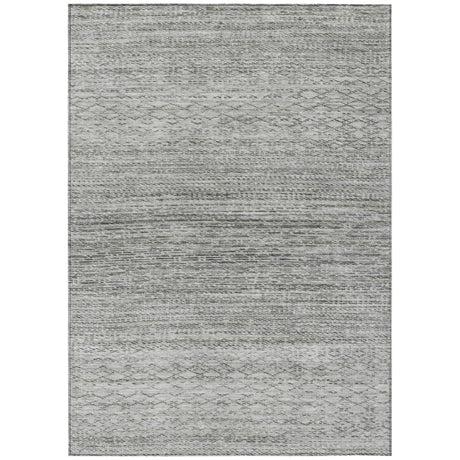 Addison Chantille ACN2150 Stripes Machine Made Transitional Gray Rug