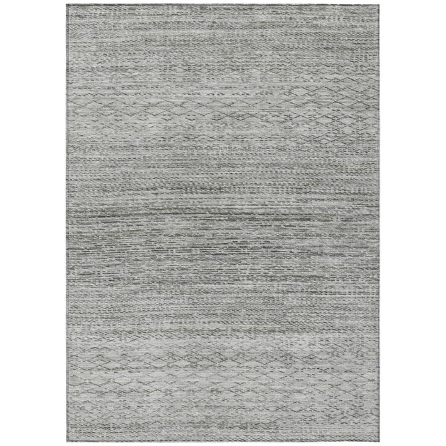 Addison Chantille ACN2150 Stripes Machine Made Transitional Gray Rug