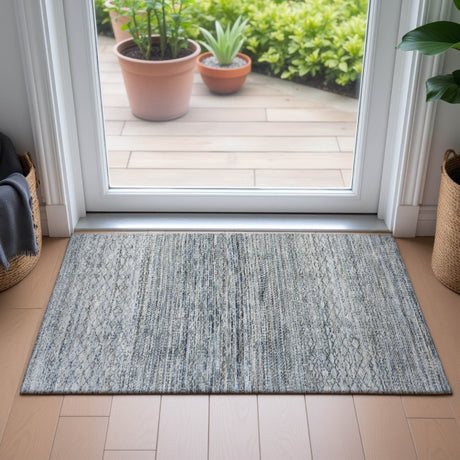 Addison Chantille ACN2150 Stripes Machine Made Transitional Linen Rug