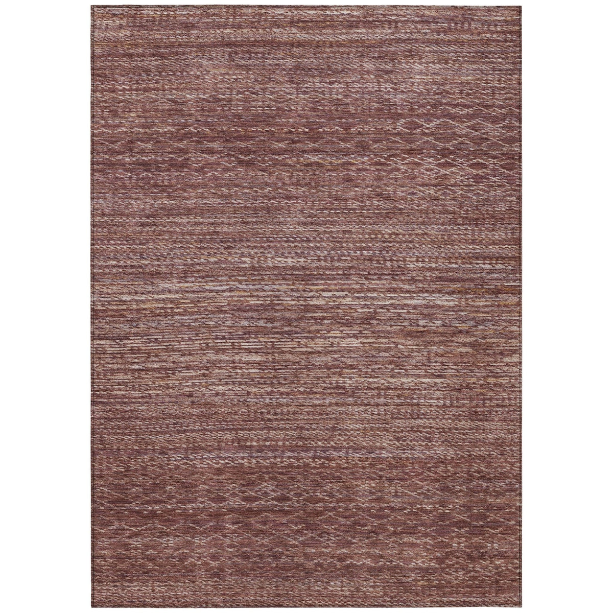 Addison Chantille ACN2150 Stripes Machine Made Transitional Merlot Rug