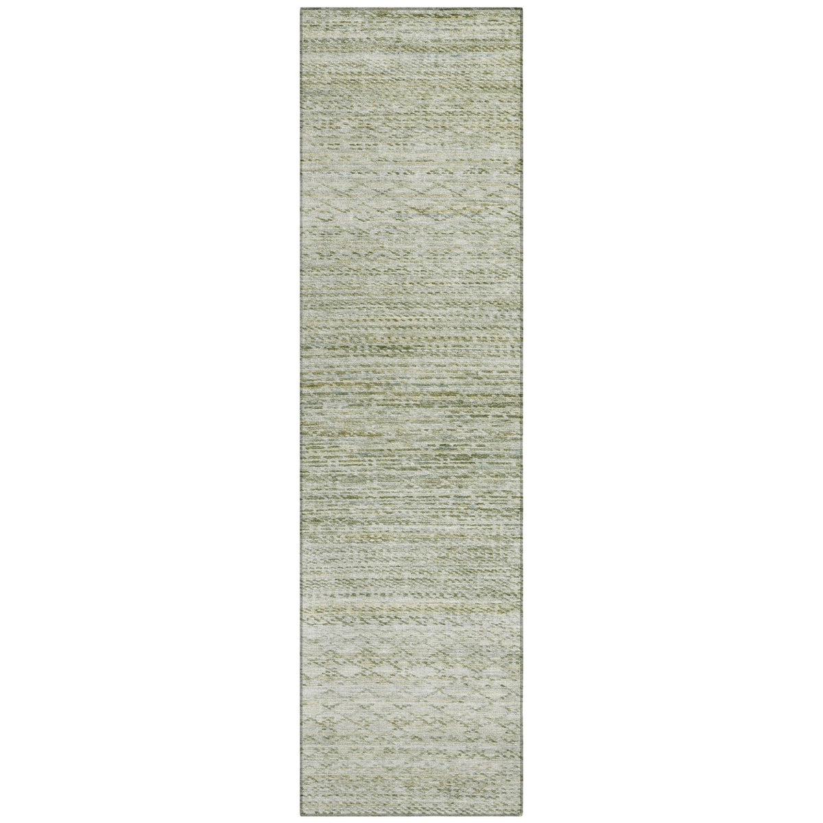 Addison Chantille ACN2150 Stripes Machine Made Transitional Sage Rug