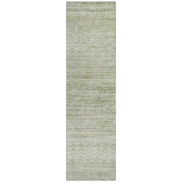 Addison Chantille ACN2150 Stripes Machine Made Transitional Sage Rug