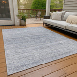 Addison Chantille ACN2150 Stripes Machine Made Transitional Sky Rug