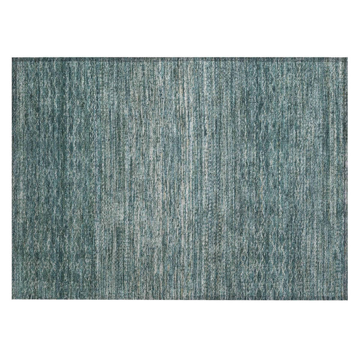 Addison Chantille ACN2150 Stripes Machine Made Transitional Teal Rug