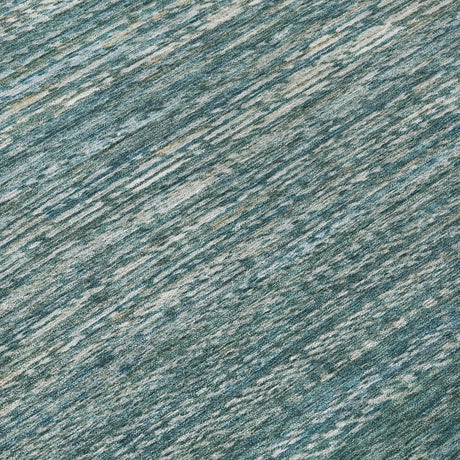 Addison Chantille ACN2150 Stripes Machine Made Transitional Teal Rug