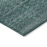 Addison Chantille ACN2150 Stripes Machine Made Transitional Teal Rug